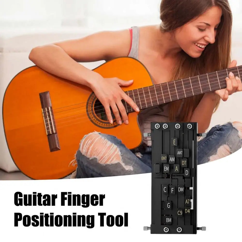 Guitar Chord Trainer Aid, Beginner Learning Tool for Acoustic & Electric Guitar