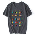 Love Guitar T-shirt Men Different Guitars T Shirt Music Lover Funny Tshirt Swag Clothing Custom Summer Coolest Black Streetwear