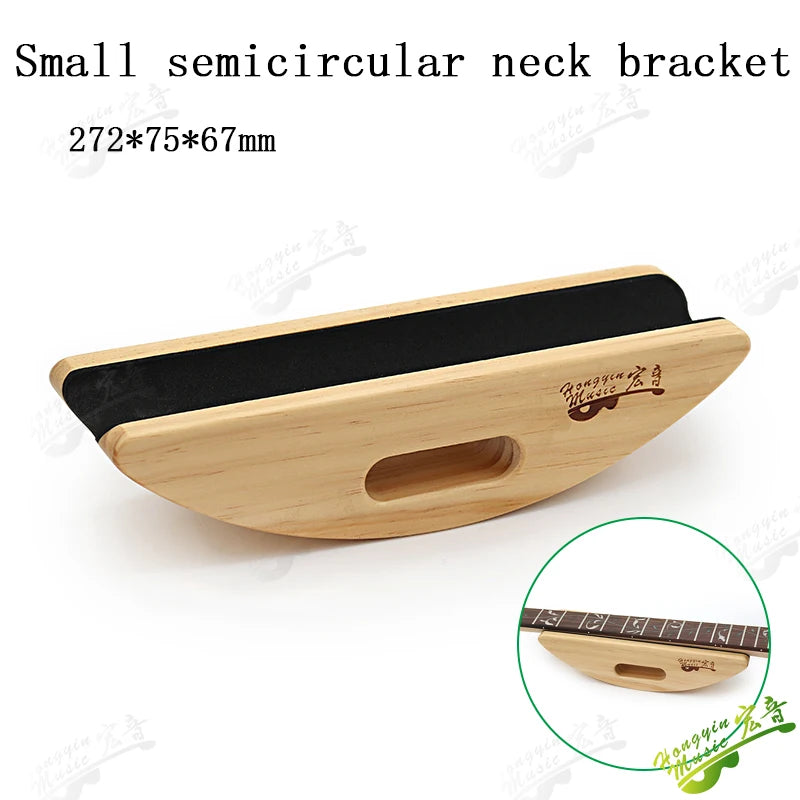 Guitar Neck Rest Support, Cork-Lined Wooden Caul for Acoustic & Electric Guitar Maintenance
