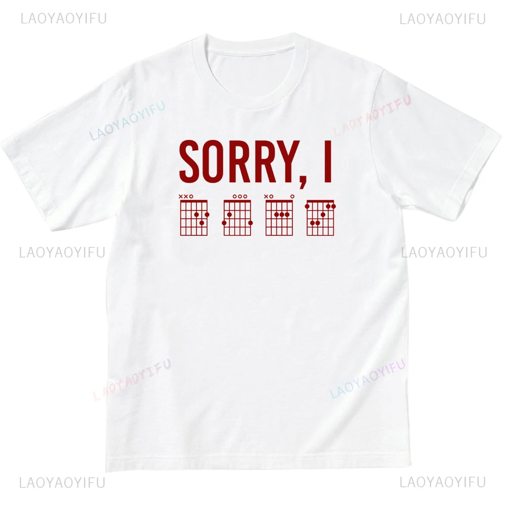 Short Sleeve  T-shirt Band Costume for Guitarist Customizable Graphic T Shirts Mens Clothing Camisas Streetwear