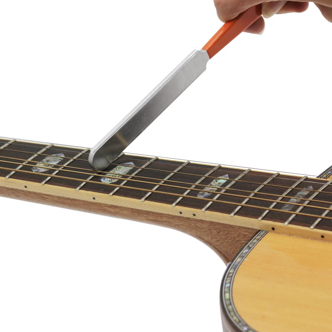 Guitar Fret Crowning File – Acoustic & Electric Repair Tool