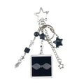 Y2K Beaded Guitar Microphone Keychain – Star Phone Charm Backpack Gift