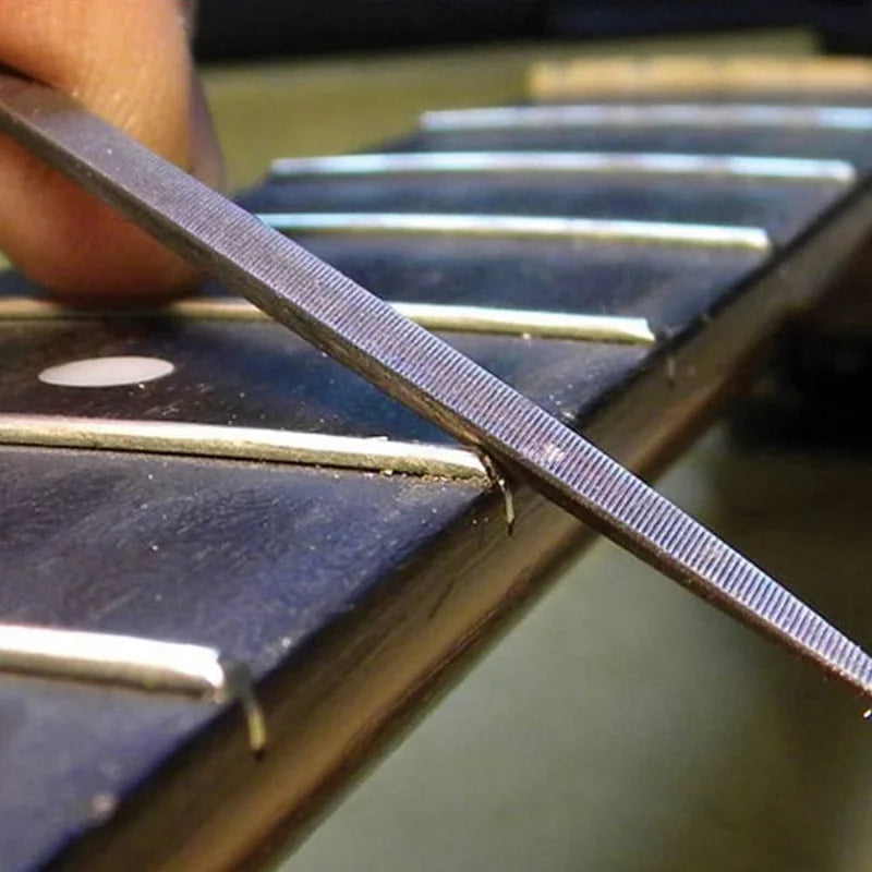 10-Piece Guitar Fret File Set – Nut Slot & Fret Repair Tools