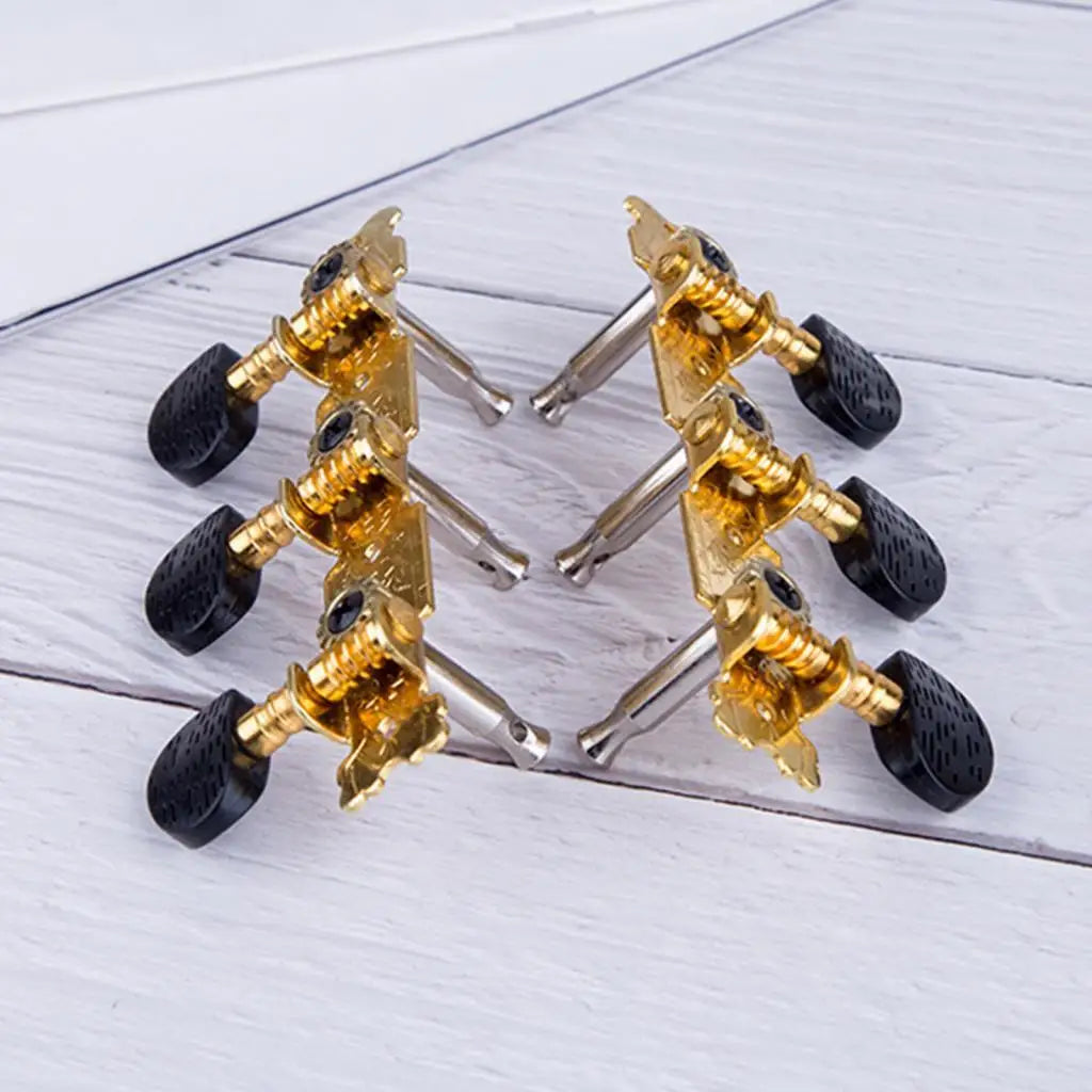 Gold Acoustic Guitar Tuning Pegs – 2-Piece Replacement Set