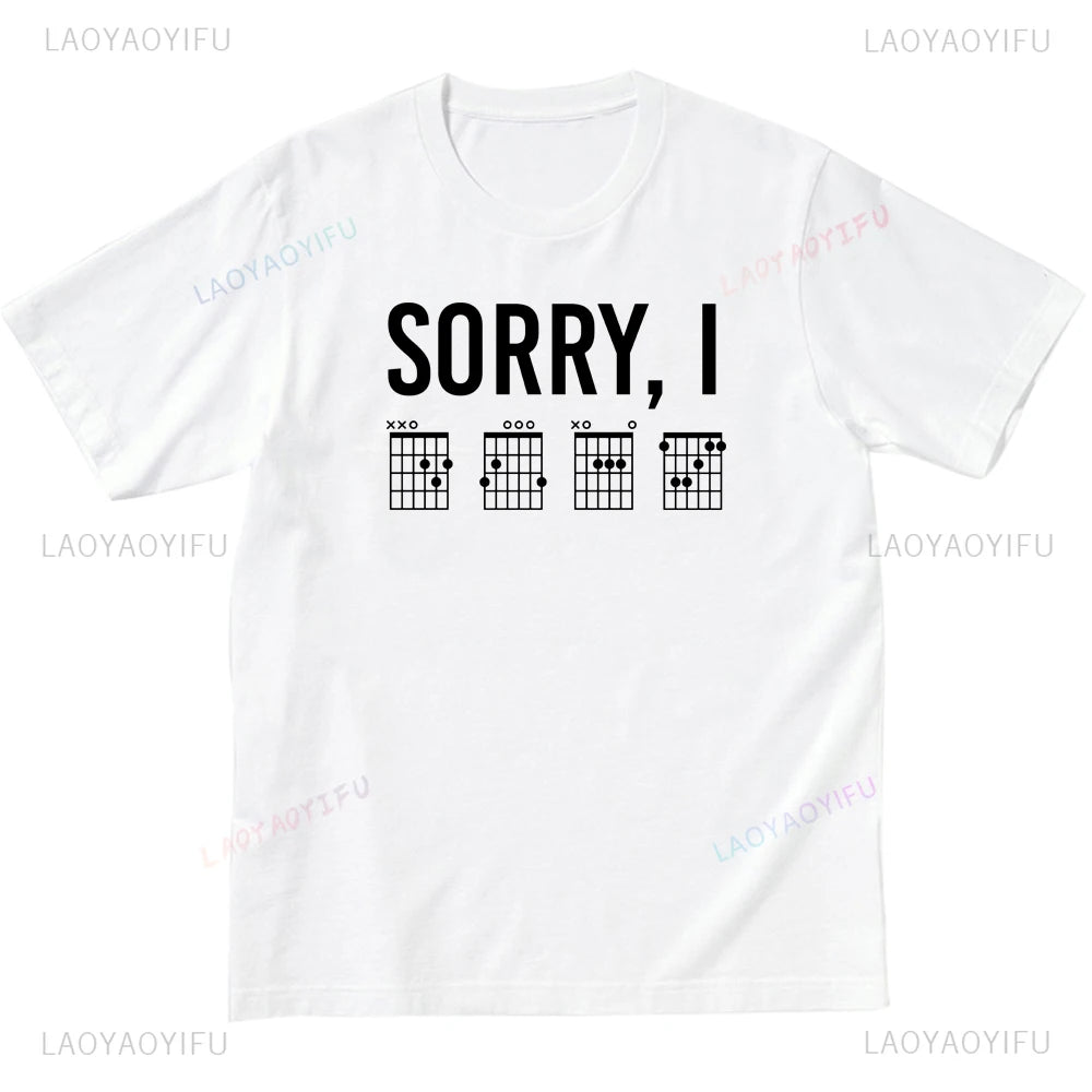 Short Sleeve  T-shirt Band Costume for Guitarist Customizable Graphic T Shirts Mens Clothing Camisas Streetwear