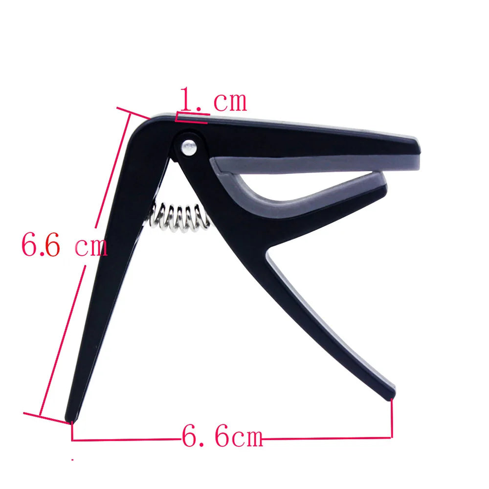Ukulele Capo — Lightweight Tuning Clamp for 4-String & Acoustic Guitar