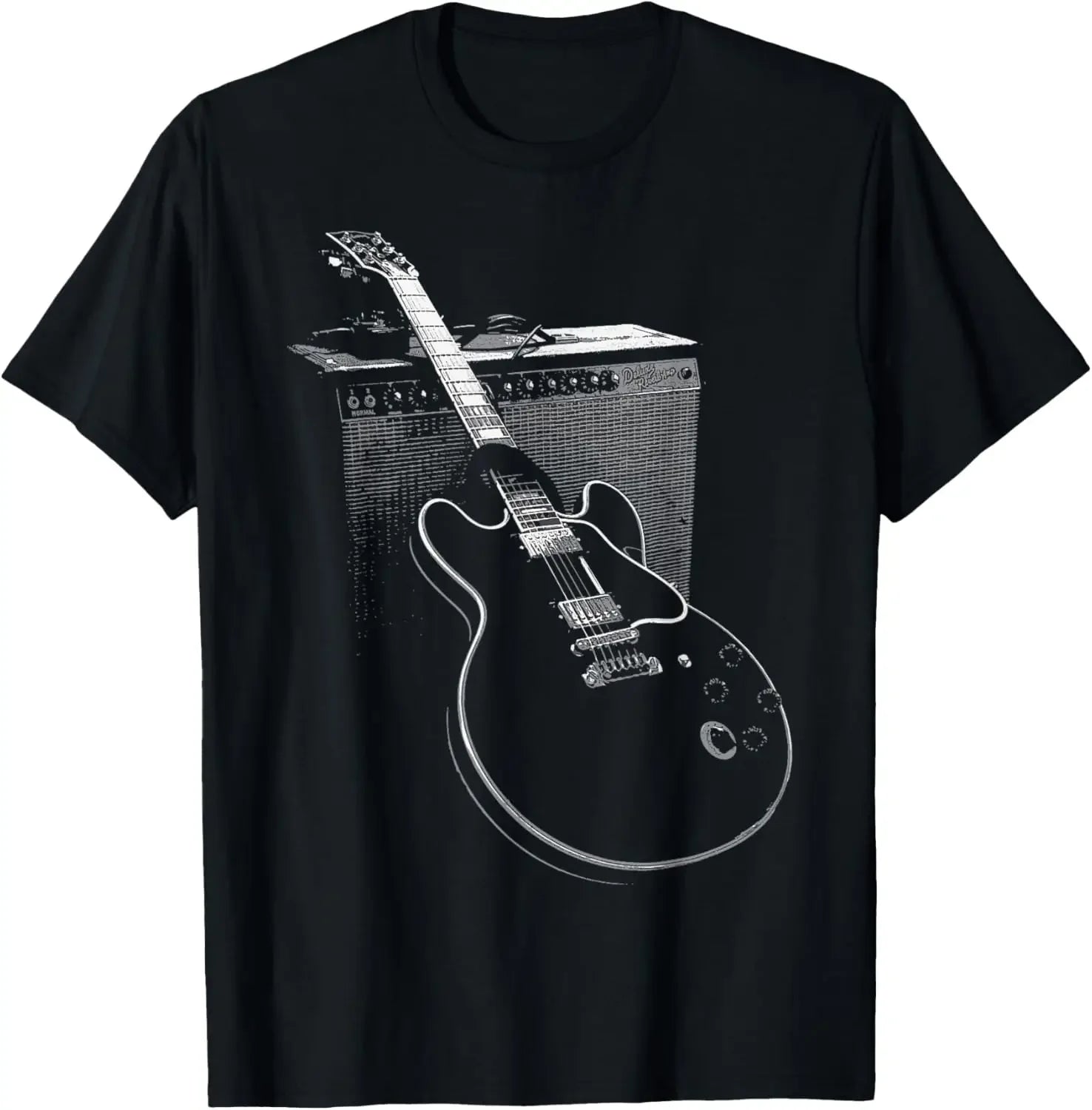 Legendary Blues Guitar and Amp T Shirt Music Gifts Unisex Summer Soft Tops Custom Printed Graphic Shirts Camisetas