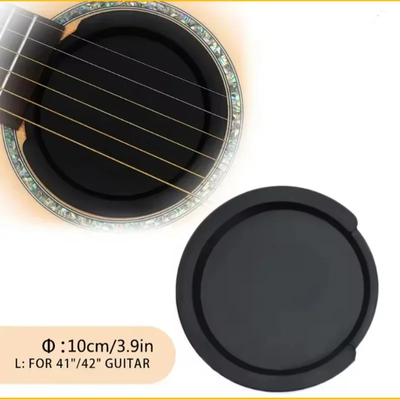 Acoustic-Electric Guitar Sound Hole Cover Classical Noise Reduction/8.6/10cm Soundhole Cover Buffer Protector Guitar Parts