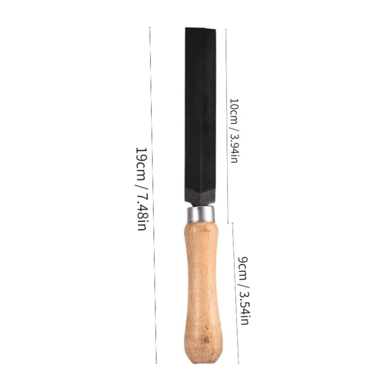 Portable Guitar Nut Slot File – Wooden Handle Repair Tool