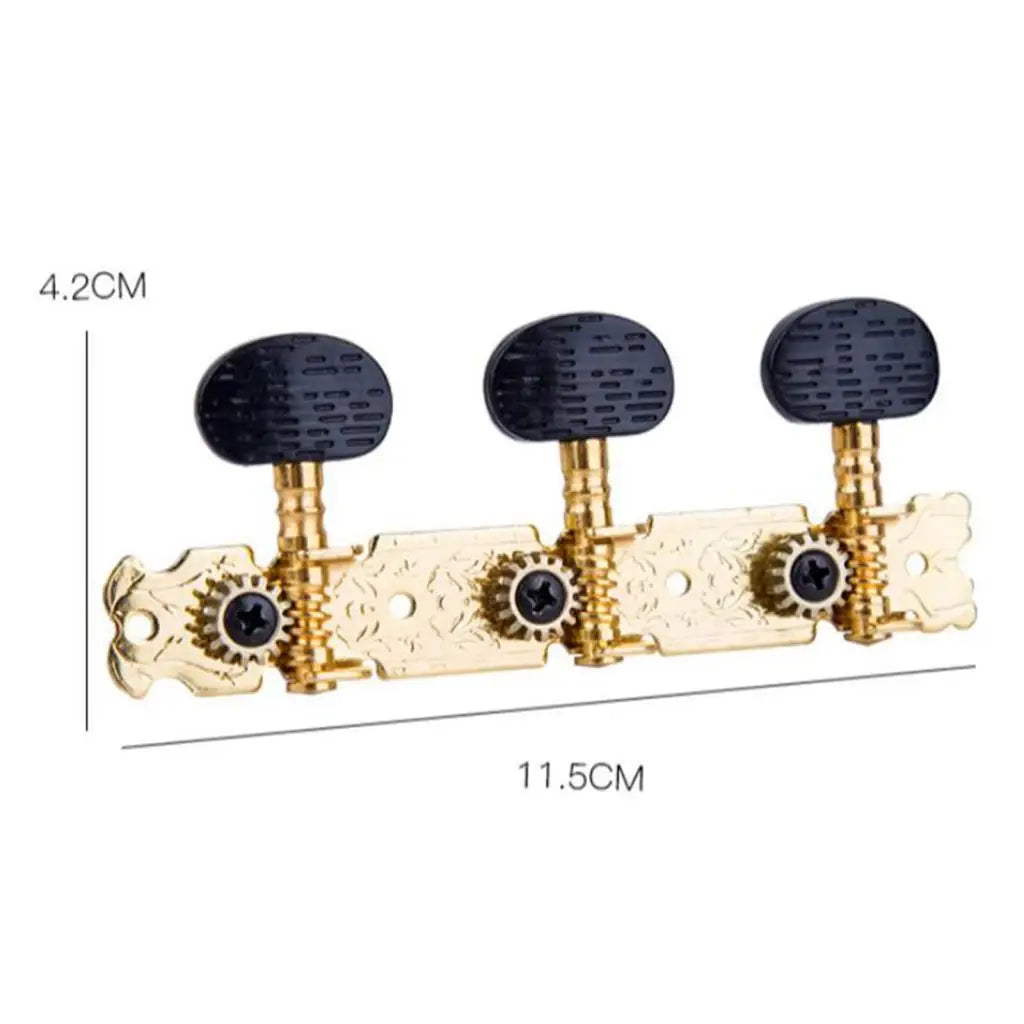 Gold Acoustic Guitar Tuning Pegs – 2-Piece Replacement Set