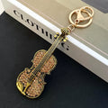 Vintage Guitar Violin Keychain – Bag Pendant Couple Gift
