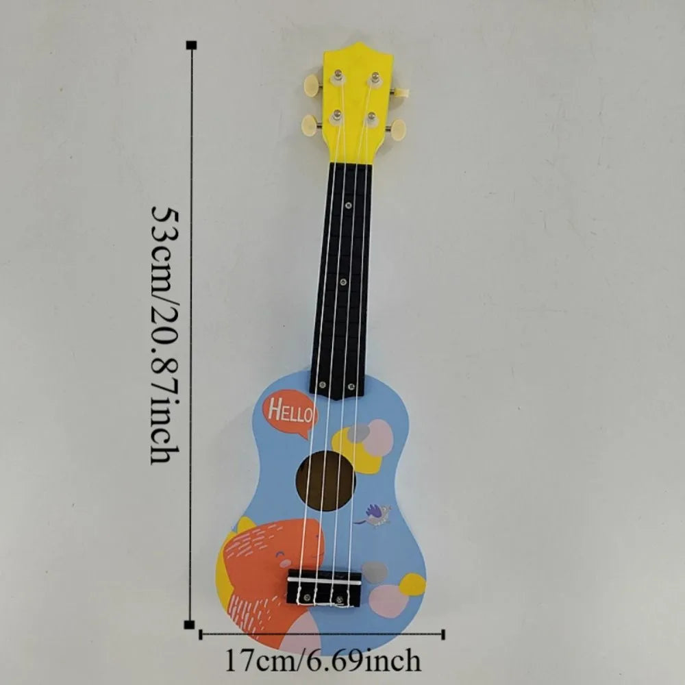 21-Inch Wooden Beginner Ukulele for Students