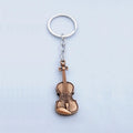 Vintage Guitar & Violin Charm Keychain – Unique Pendant for Men & Women