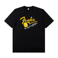 2026 Fender Jimi Hendrix Fender Electric Guitar Peripheral T-shirt Short-sleeved Rock Band Guitarist Performance Costume