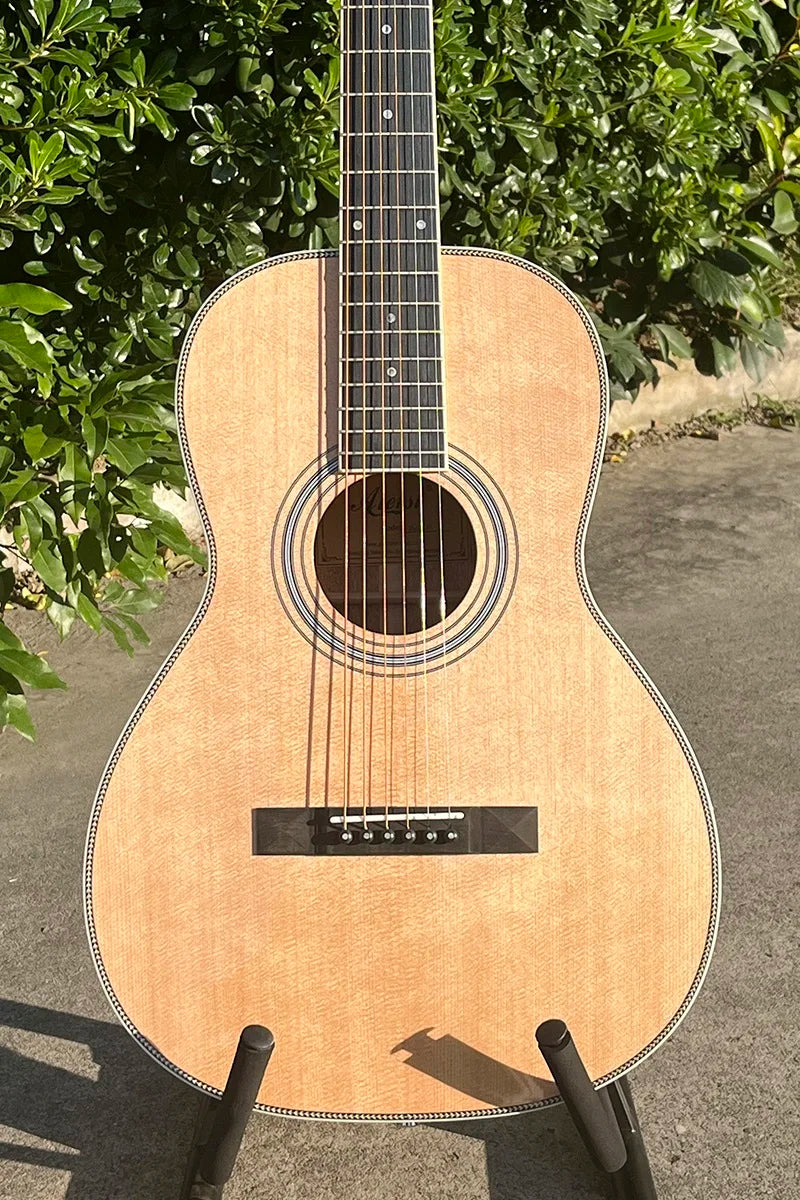 All Solid Parlor Style Acoustic Guitar Luthier-Made Vintage Acoustic With Solid Sitka Spruce Exclusive for ae746672 user Top