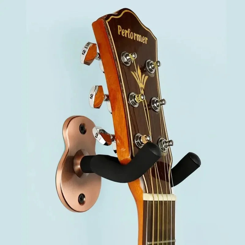 Bent Wood Guitar Wall Hanger — Heavy Duty Unique Design for Acoustic, Electric & Bass