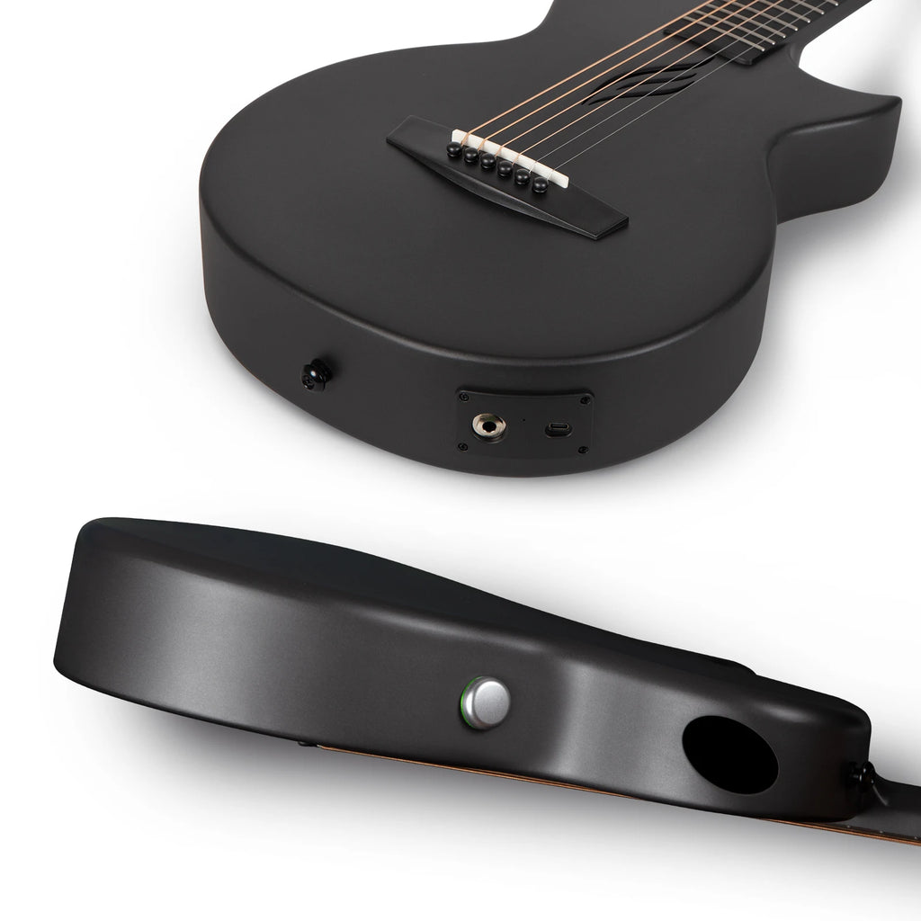 Enya NOVA GO SP1 35” Smart Carbon Fiber Acoustic-Electric Guitar | Travel Guitar Bundle