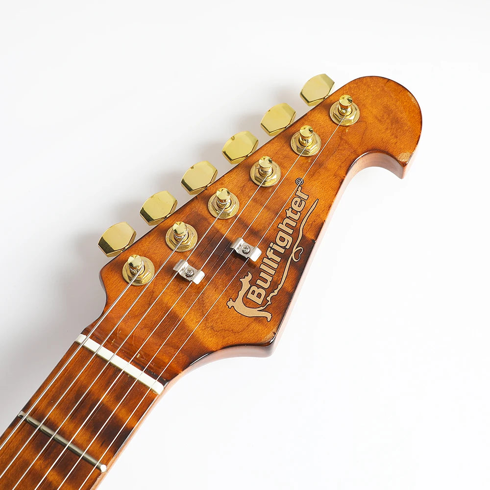 Vintage Electric Guitar with Roasted Maple Neck