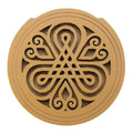 Acoustic Guitar Sound Hole Cover Made of Premium Wood Feedback Control Guitar Accessory Standard Size Chic Delicate Design