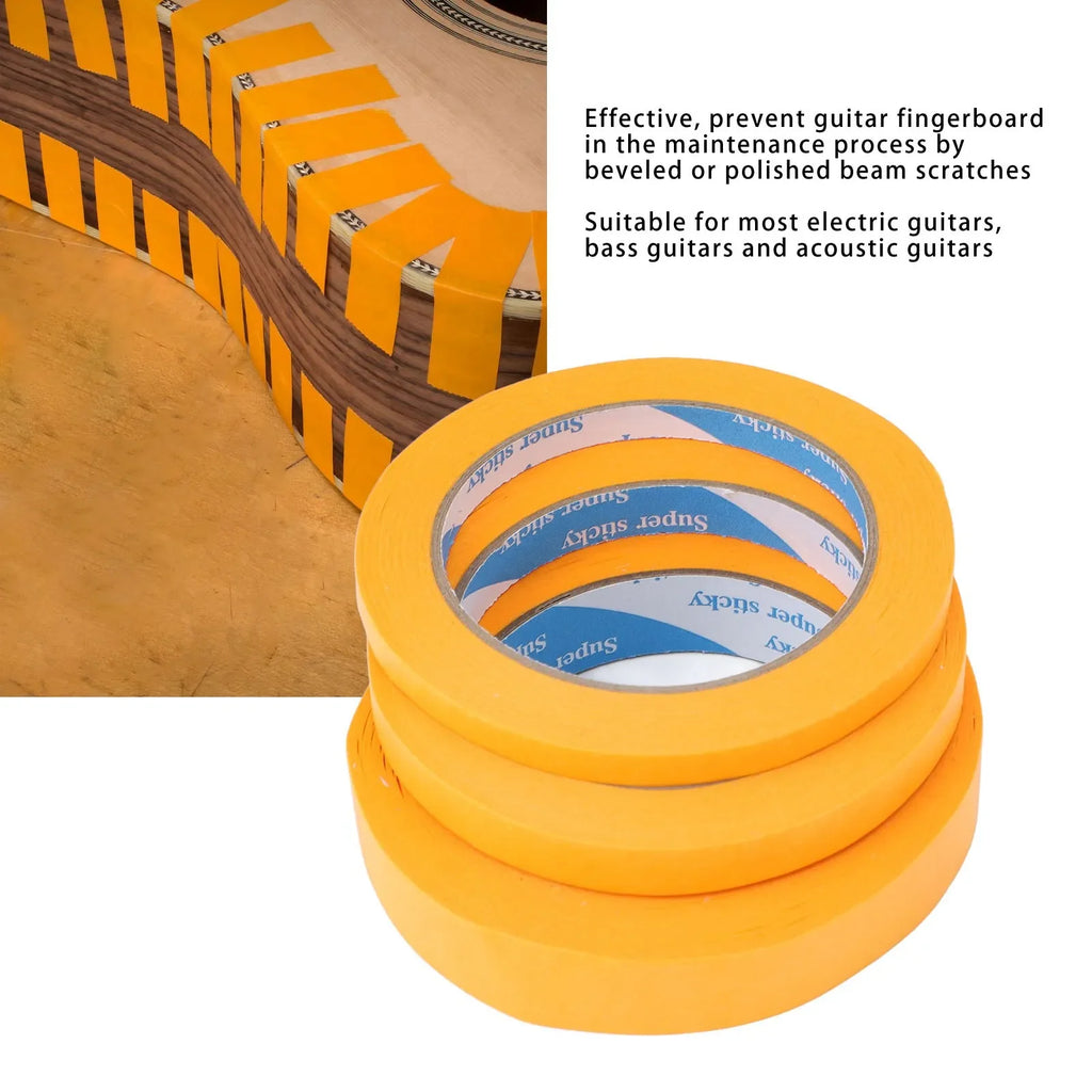 3-Pack Guitar Fretboard Masking Tape – Protective Repair Tape
