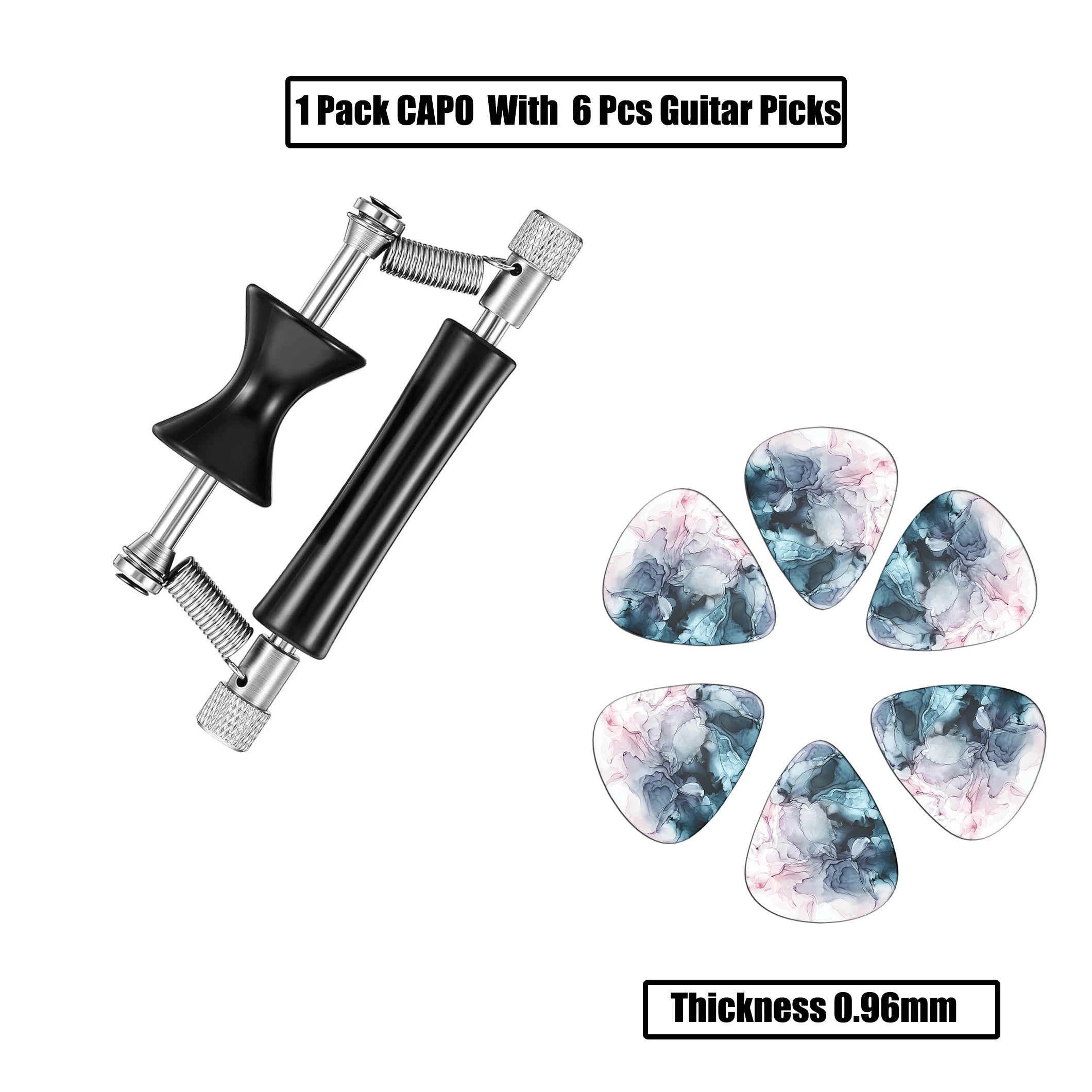 Rolling Slide Guitar Capo — Effortless One-Hand Tuning for Acoustic & Electric