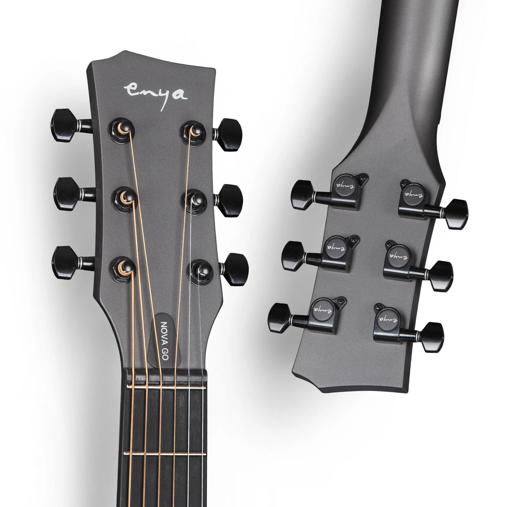 Enya NOVA GO SP1 35” Smart Carbon Fiber Acoustic-Electric Guitar | Travel Guitar Bundle