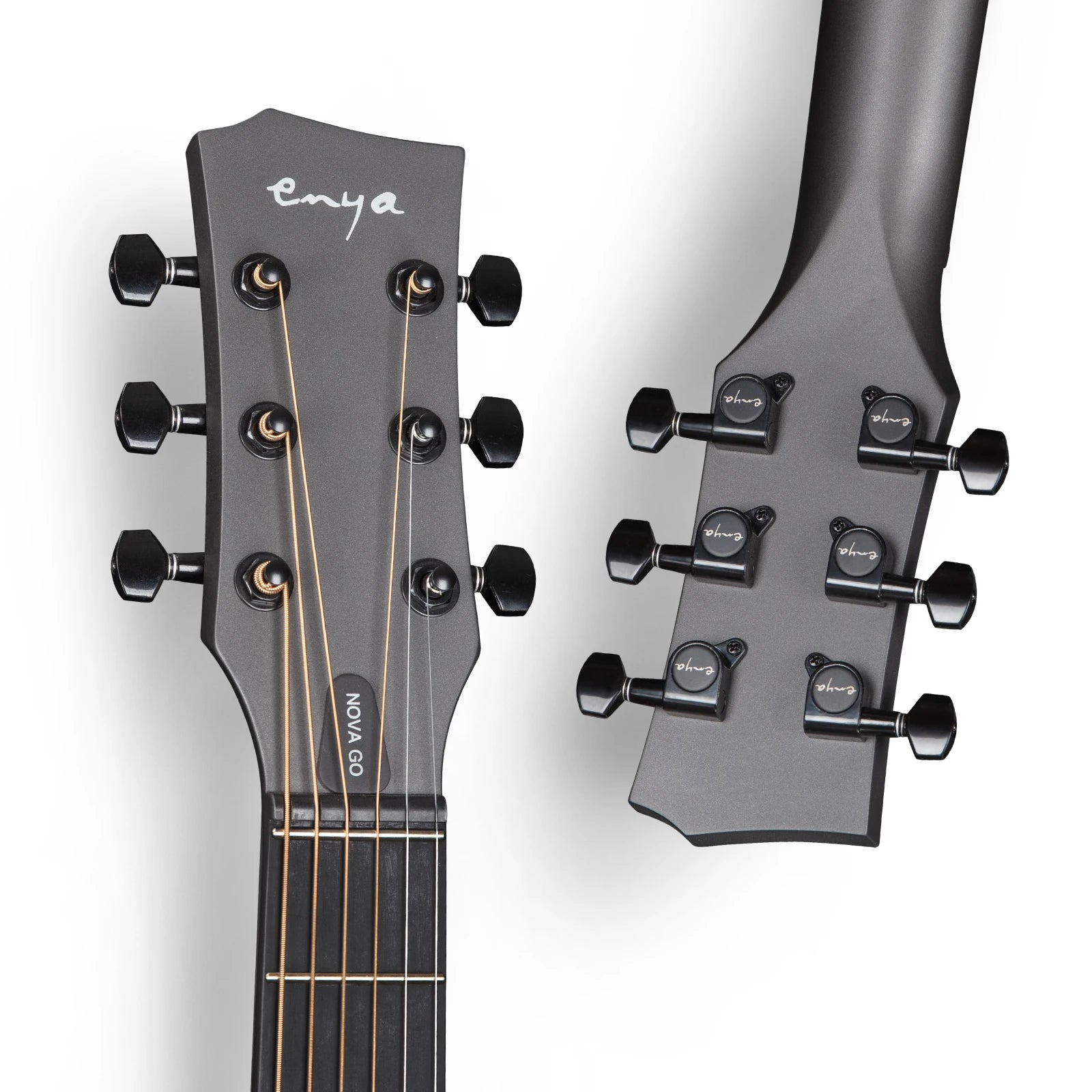 Enya NOVA GO SP1 35” Smart Carbon Fiber Acoustic-Electric Guitar | Travel Guitar Bundle