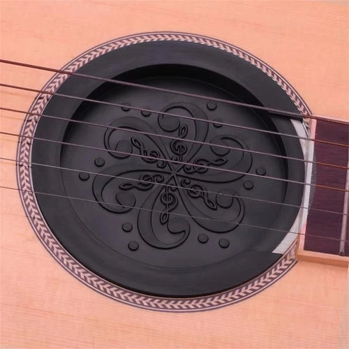 Acoustic-Electric Guitar Sound Hole Cover Classical Noise Reduction/8.6/10cm Soundhole Cover Buffer Protector Guitar Parts