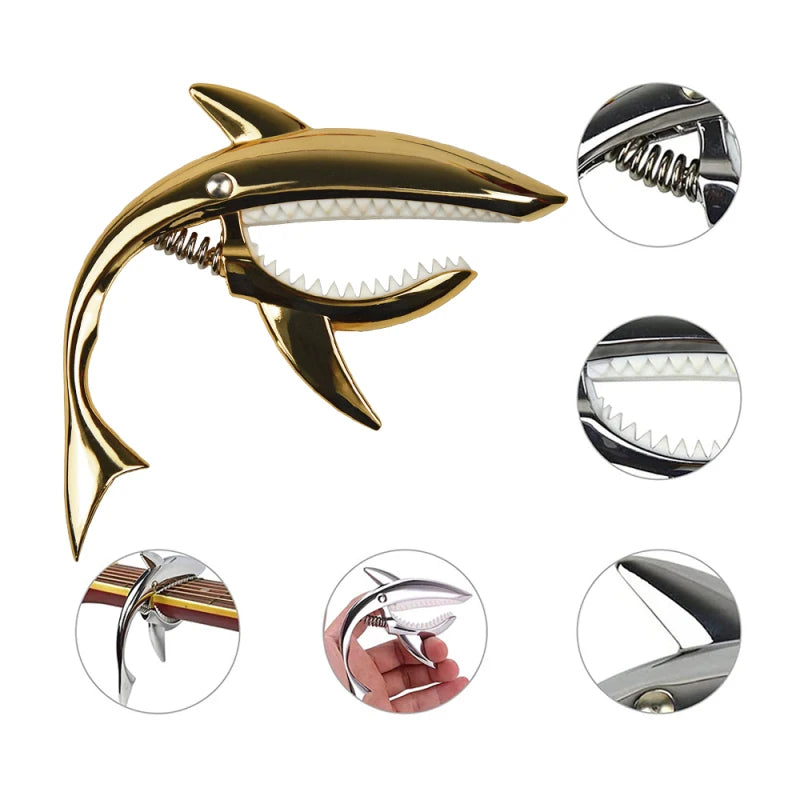 Zinc Alloy Guitar Capo — Universal Metal Clip for Guitar, Ukulele & Bass