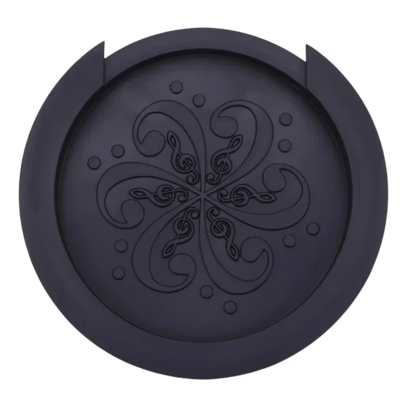Acoustic-Electric Guitar Sound Hole Cover Classical Noise Reduction/8.6/10cm Soundhole Cover Buffer Protector Guitar Parts