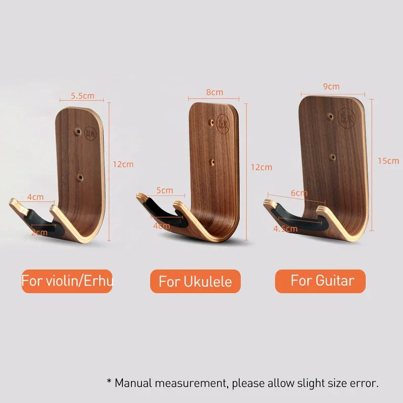 Space-Saving Guitar Wall Hanger — Multi-Instrument Storage Rack, Heavy Load Bearing