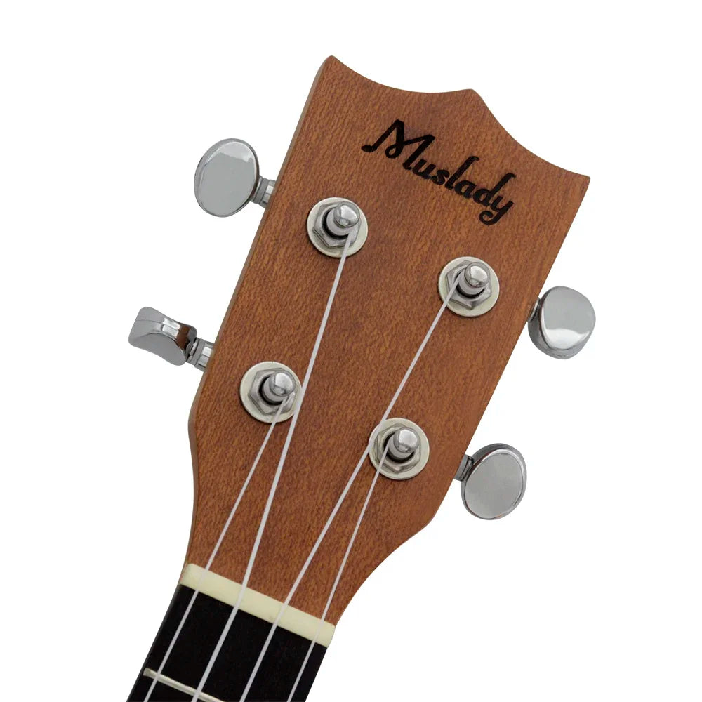 Muslady 21-Inch Solid Wood Ukulele for Beginners