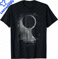 Acoustic Guitar Player Six String Classic Rock & Roll T-Shirt Vintage Music Gifts Unisex Summer Tops Custom Graphic Shirts