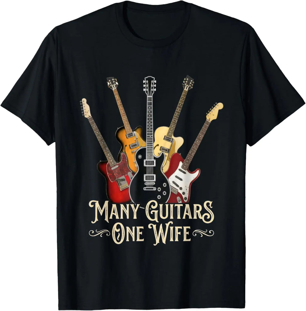 Short Sleeve  T-shirt Band Costume for Guitarist Customizable Graphic T Shirts Mens Clothing Camisas Streetwear