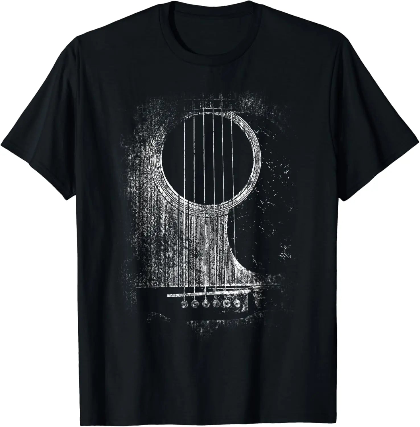 Acoustic Guitar Player Six String Classic Rock & Roll T-Shirt Vintage Music Gifts Unisex Summer Tops Custom Graphic Shirts