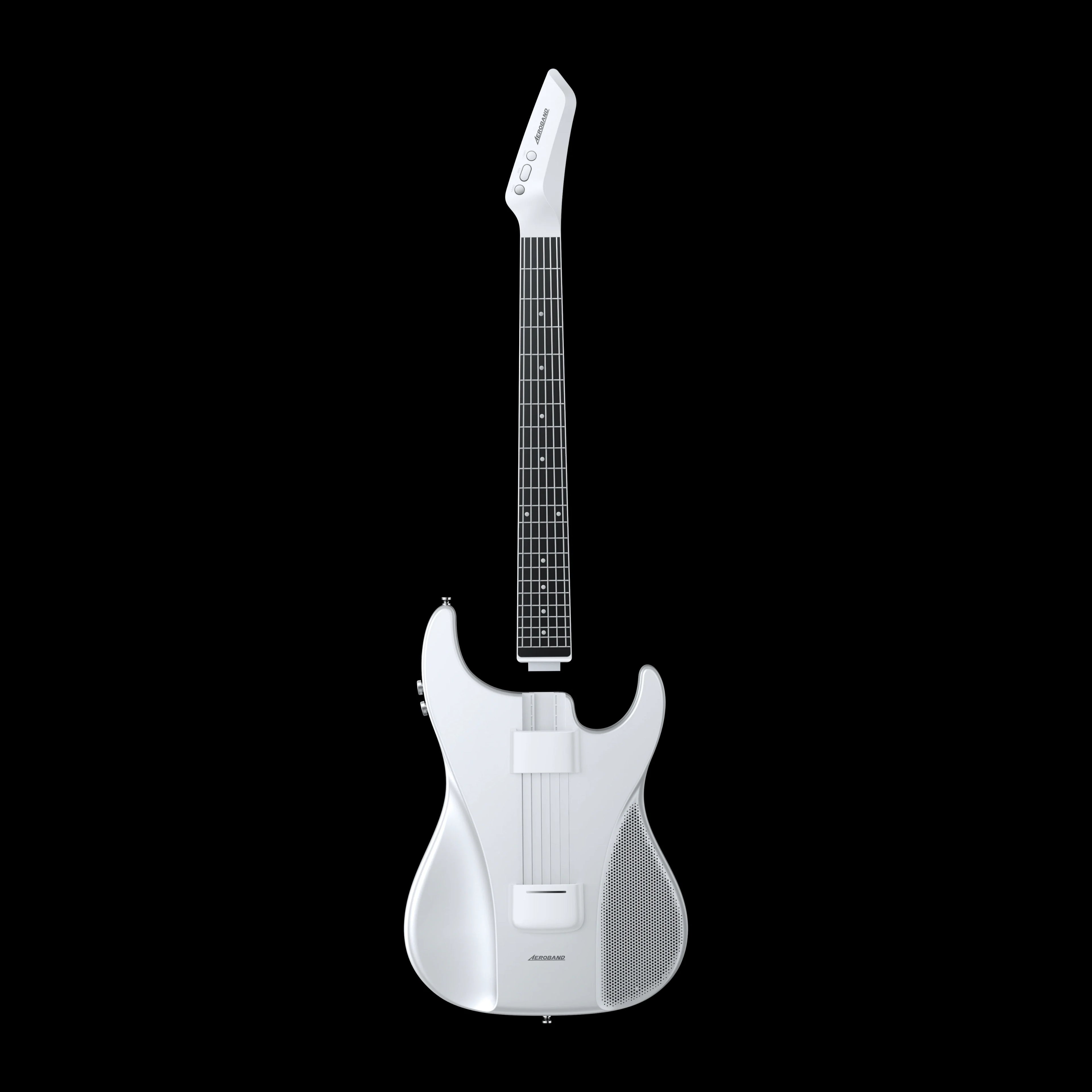 AeroBand Guitar Electric Guitar Pain-Free Silicone String Travel All-in-One 9 Sound Styles Acoustic Bass With Speaker Microphone