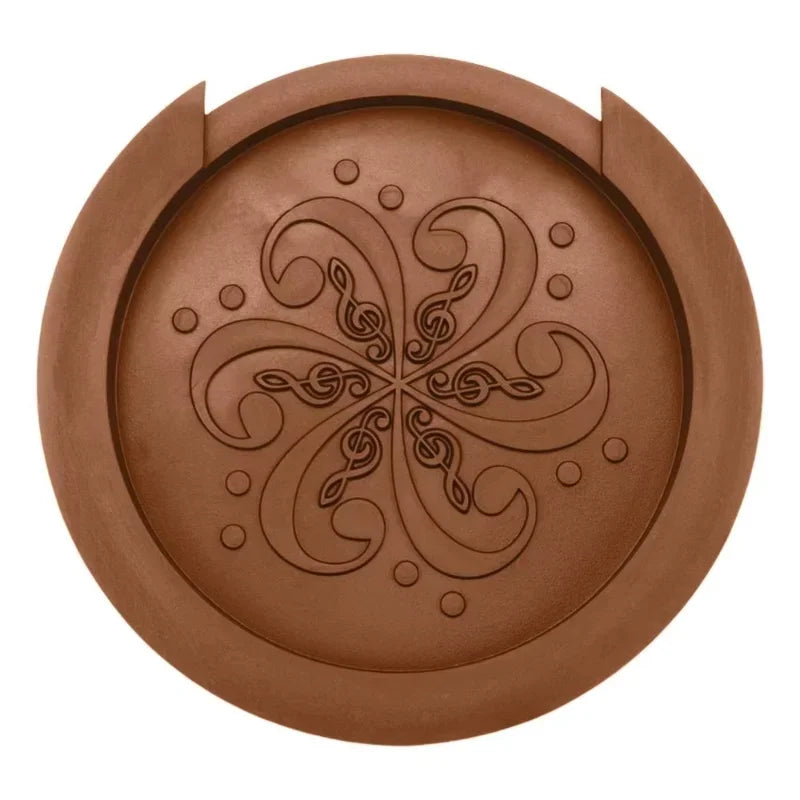 Acoustic-Electric Guitar Sound Hole Cover Classical Noise Reduction/8.6/10cm Soundhole Cover Buffer Protector Guitar Parts