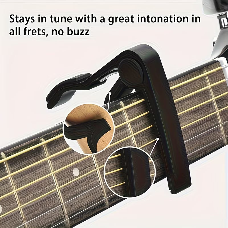 Guitar Tuner & Capo Set with Picks – All-in-One Guitar Accessories Kit