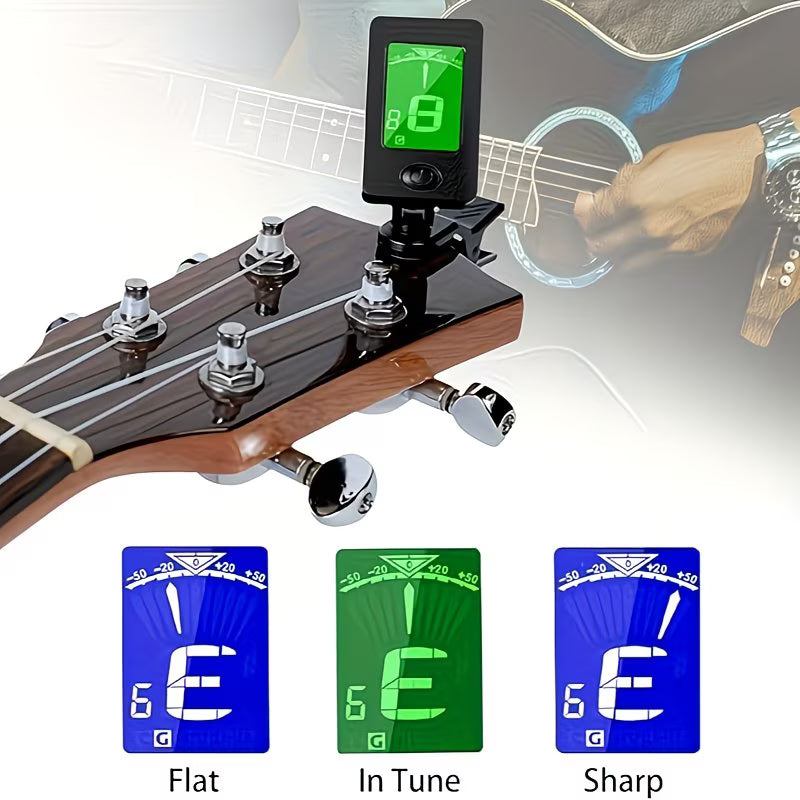 Guitar Tuner & Capo Set with Picks – All-in-One Guitar Accessories Kit