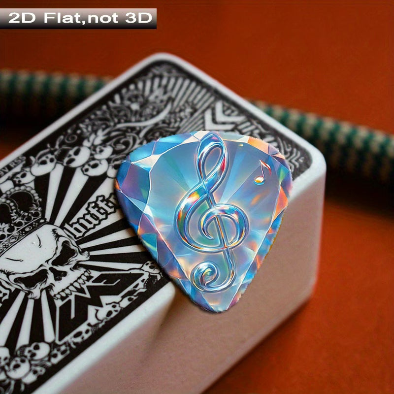 Crystal Treble Clef Guitar Pick
