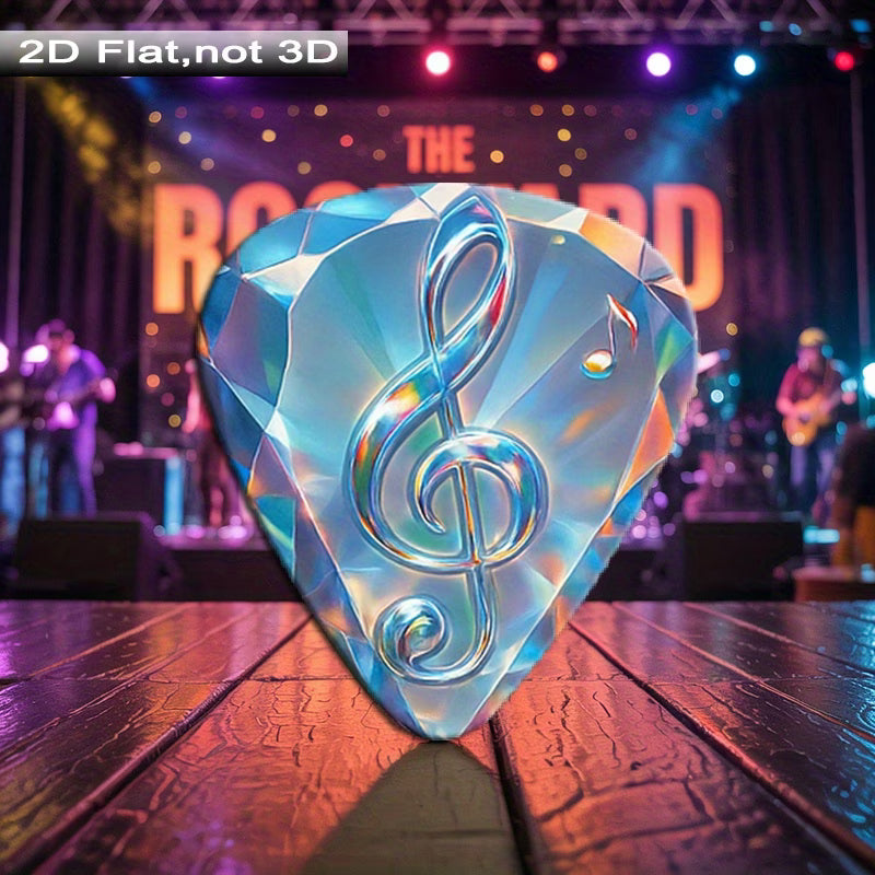 Crystal Treble Clef Guitar Pick