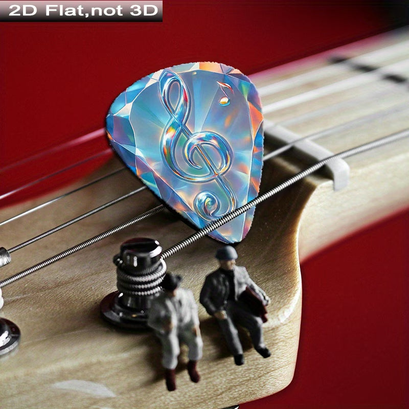 Crystal Treble Clef Guitar Pick