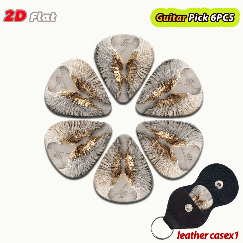 Angel Wings Guitar Picks Set