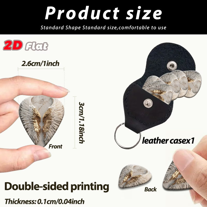 Angel Wings Guitar Picks Set