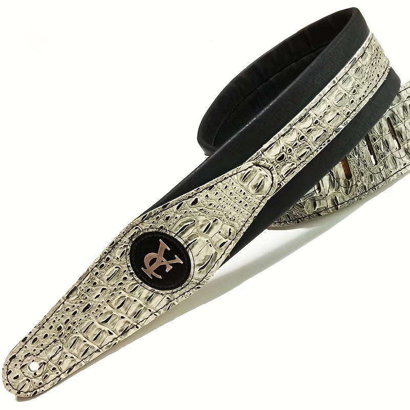 Luxury Crocodile Guitar Strap