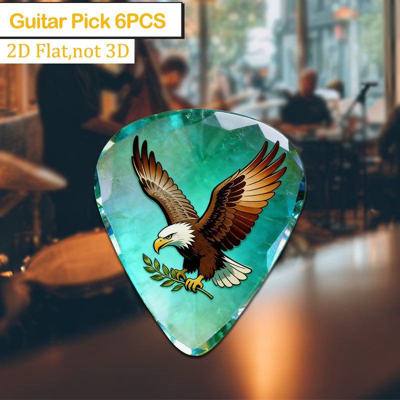 Bald Eagle Guitar Picks Set