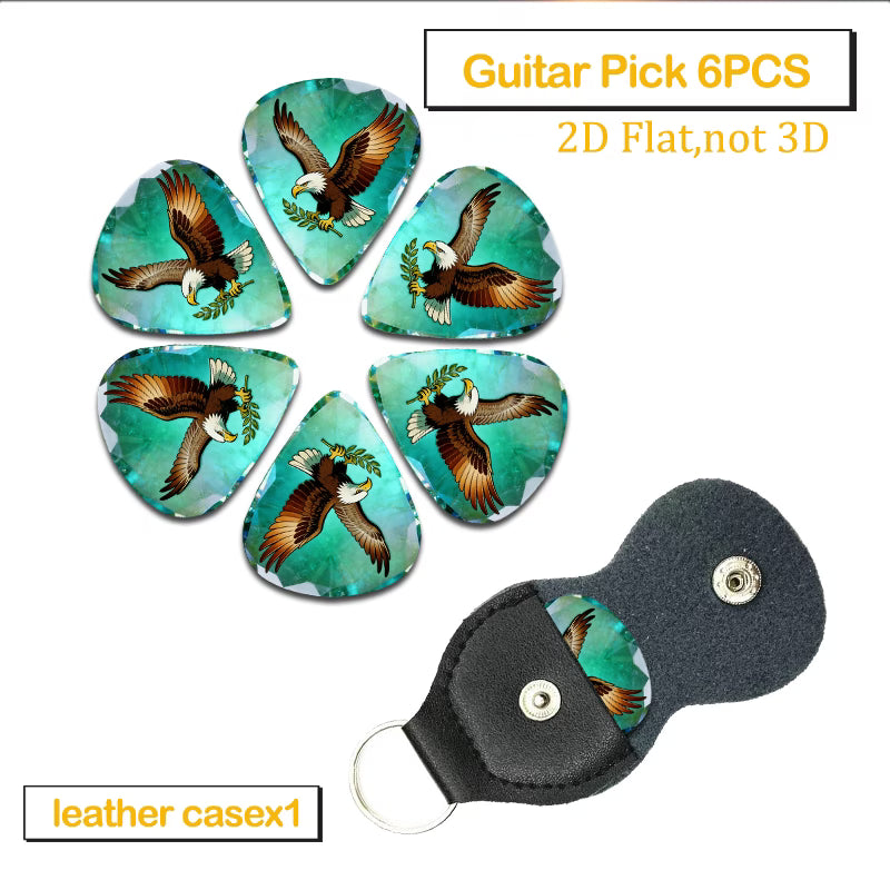 Bald Eagle Guitar Picks Set