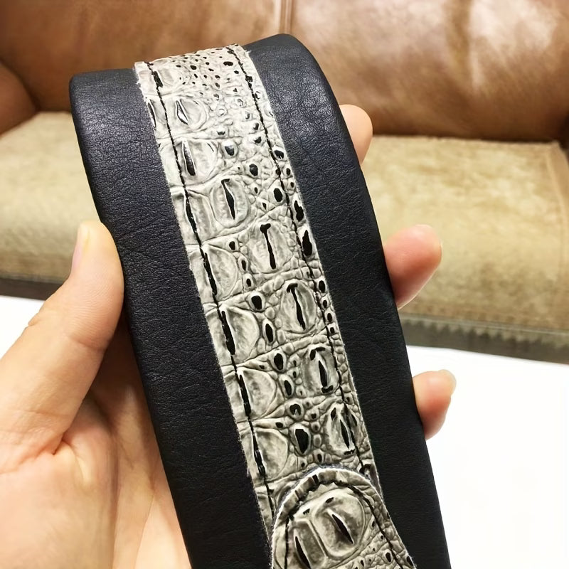 Luxury Crocodile Guitar Strap