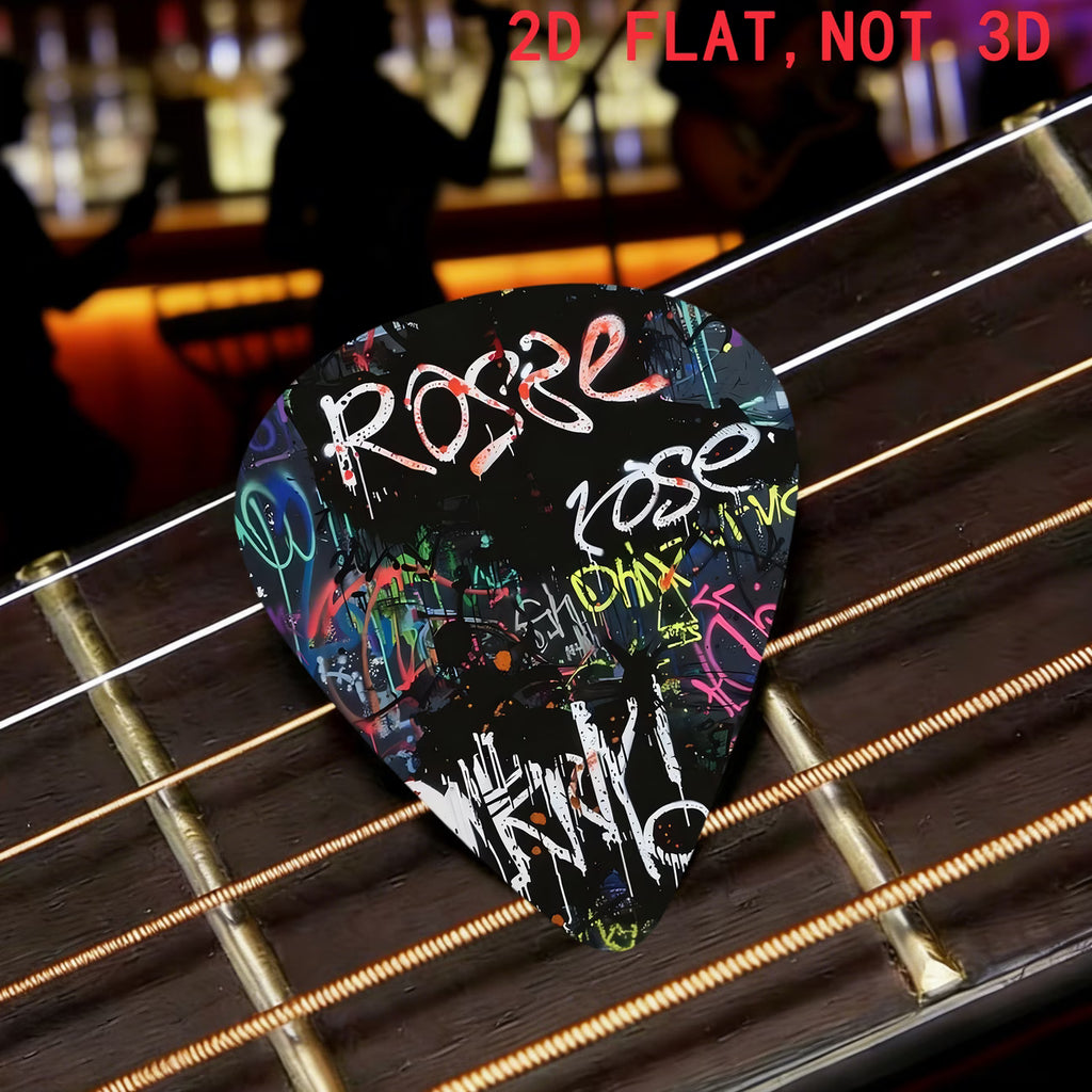 Graffiti Guitar Picks Set