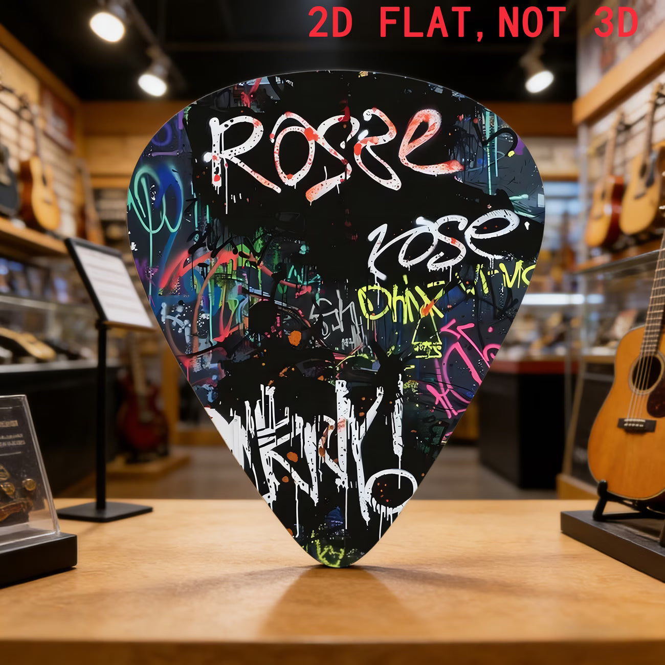 Graffiti Guitar Picks Set